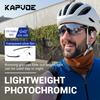 Kapvoe Fashion Ultralight Photochromic Cycling Glasses Men Road Bike Sunglasses MTB Women Windproof UV400 Bicycle Running Glasse