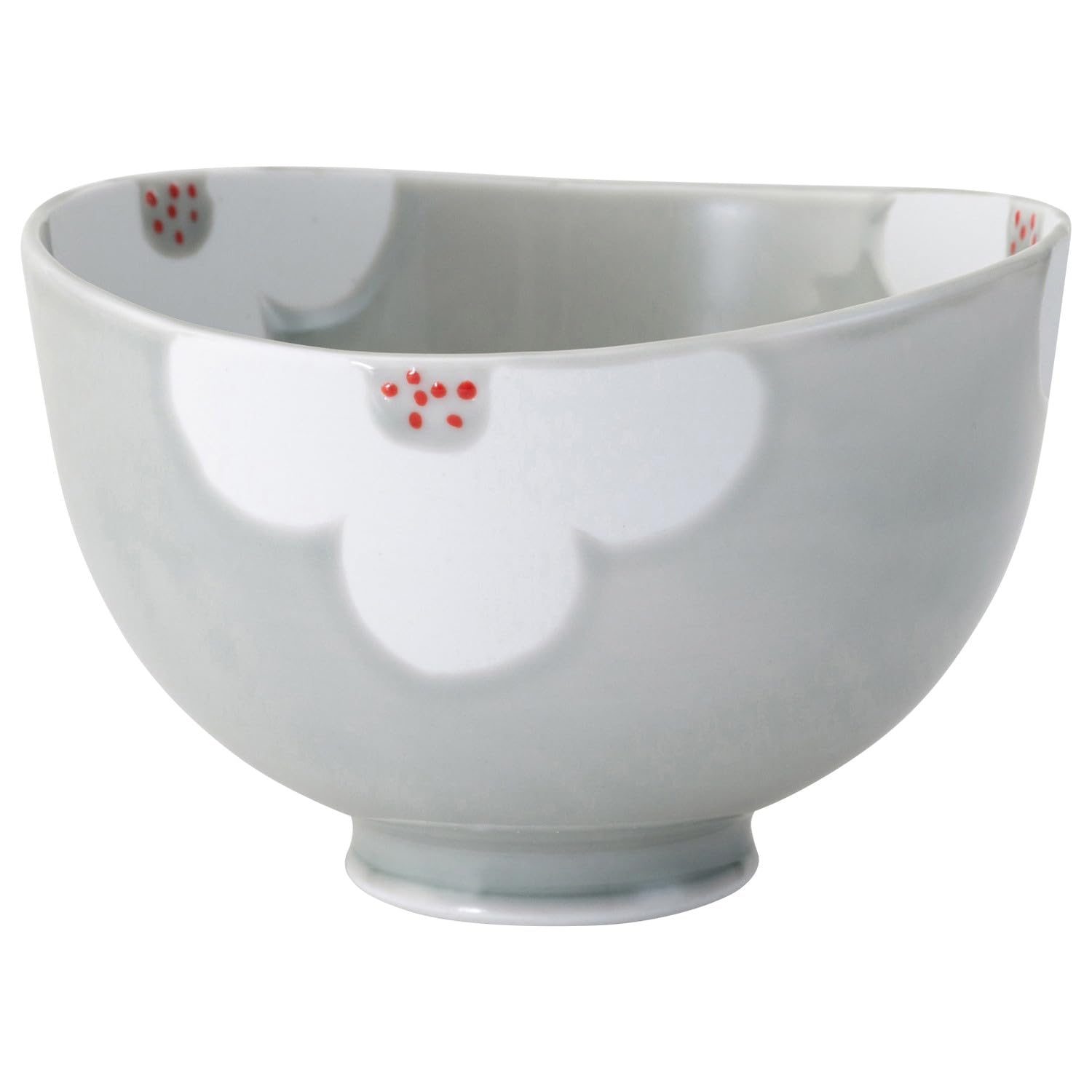 

Hasami ware ladle capacity microwave dishwasher 25373 bowl, approx. 350ml, Botanica, grey, safe, safe, серый