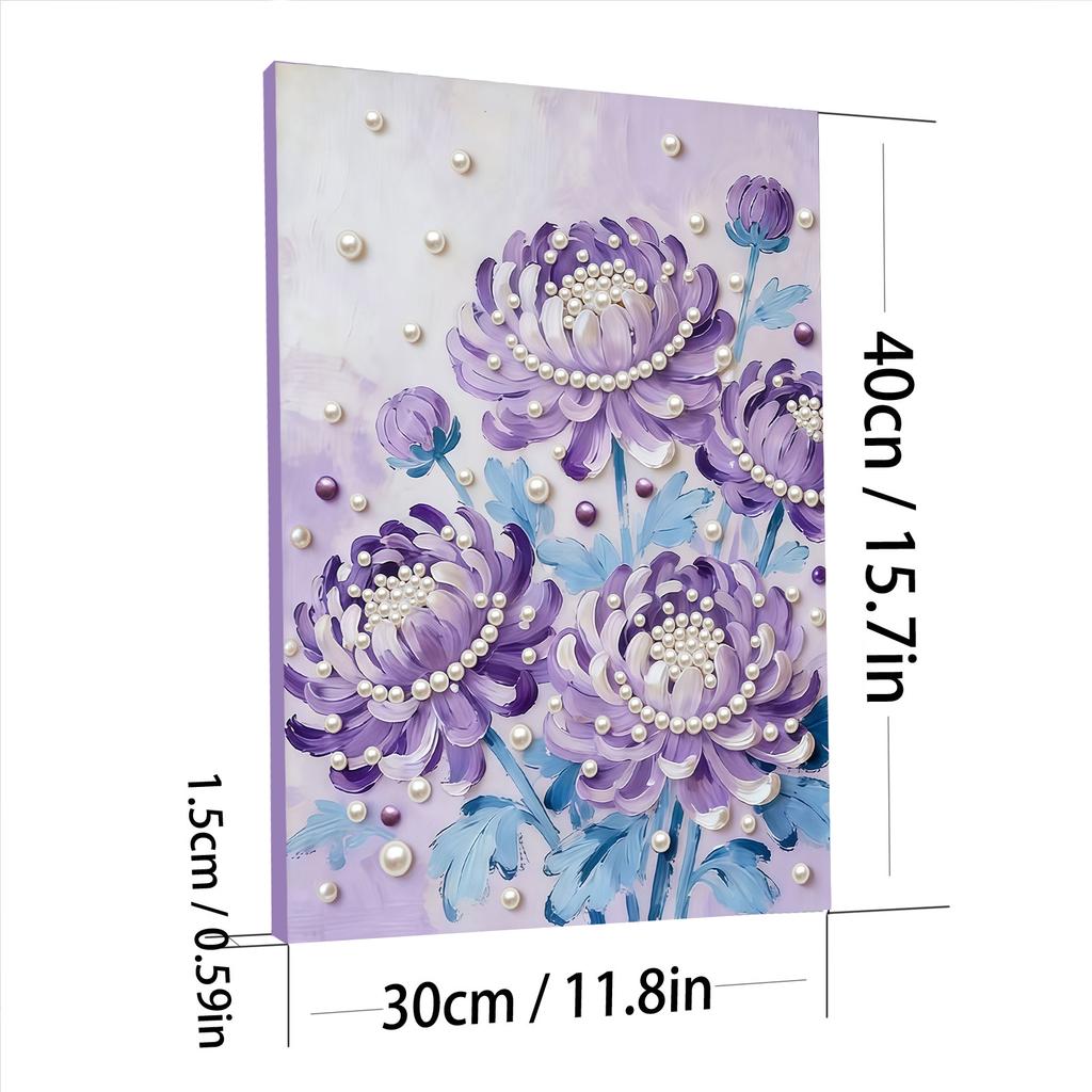 DIY Pearl Dot Painting with Frame 11.81x15.75in Pearl Painting Art Kits for Adults/Beginners Gift Home Decor