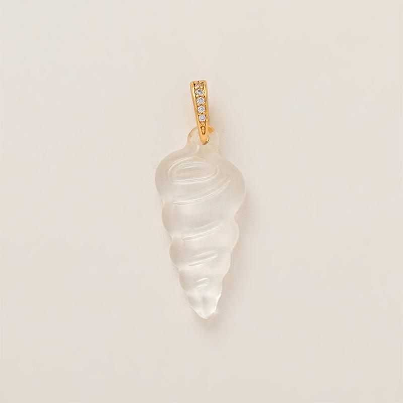 

Dopamine Colored Drip Oil Simple Love Pendant Diy Necklace Ocean Fish Shell Series Jewelry