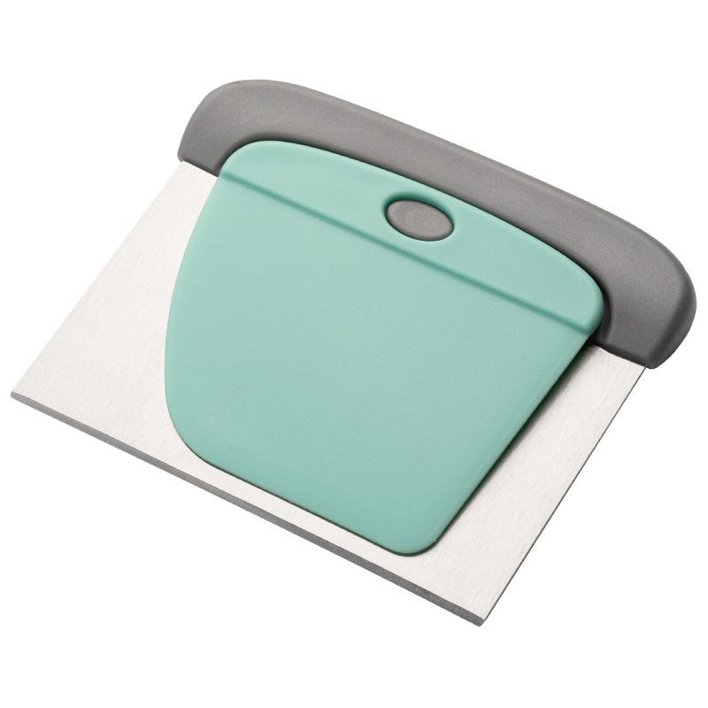 Stainless Steel Dough Scraper Set Pastry Scraper for Bread Cake Pizza Baking Flexible Bowl Scraper Dough Scraper Tools