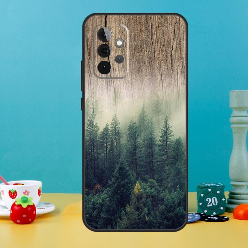 Чехол  Природа Лес Горы  Для Samsung Galaxy A15 A16 A05 A26 A36 A56 A52 A53 A33 A13 A34 A54 A14 A35 A55 A22 A32 Samsung A13 4G