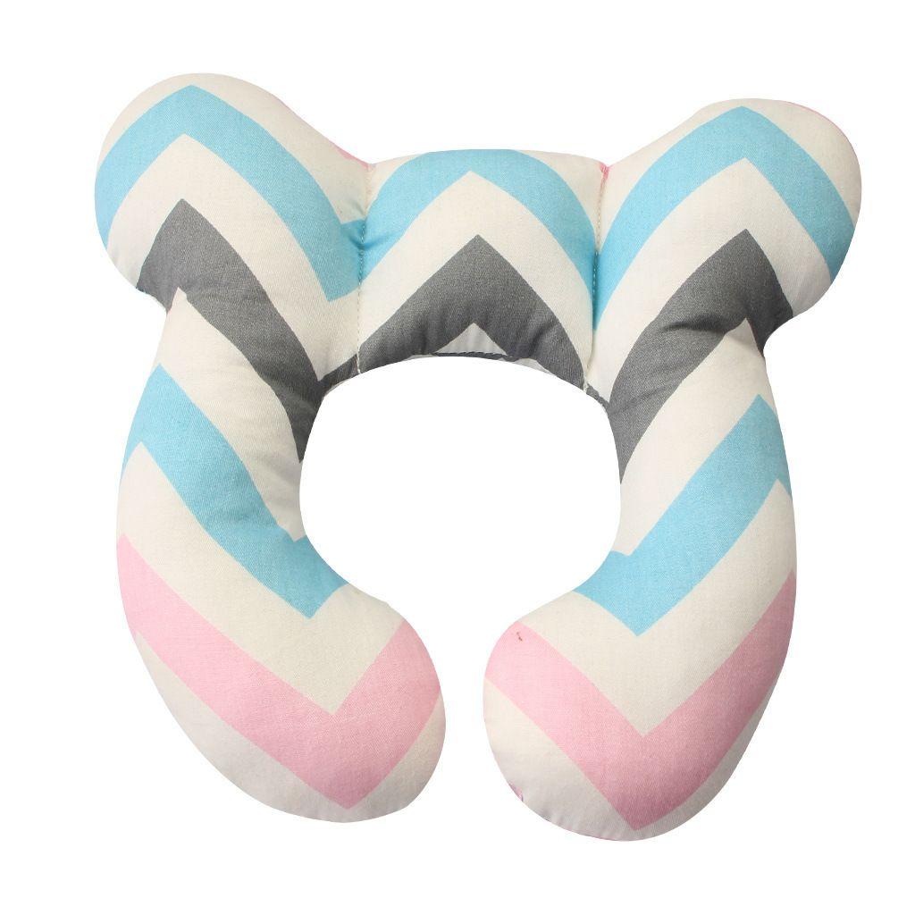 Protective Travel Car Seat Head And Neck Pillow Soft Neck Support Pillow Children U Shape Headrest Head Protection Cushion