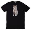 T-Shirt Wolf Motiv Einsamer Wolf Husky Outdoor Geschenk BaumwolleWird in neuem Fenster oder Tab geöffnet