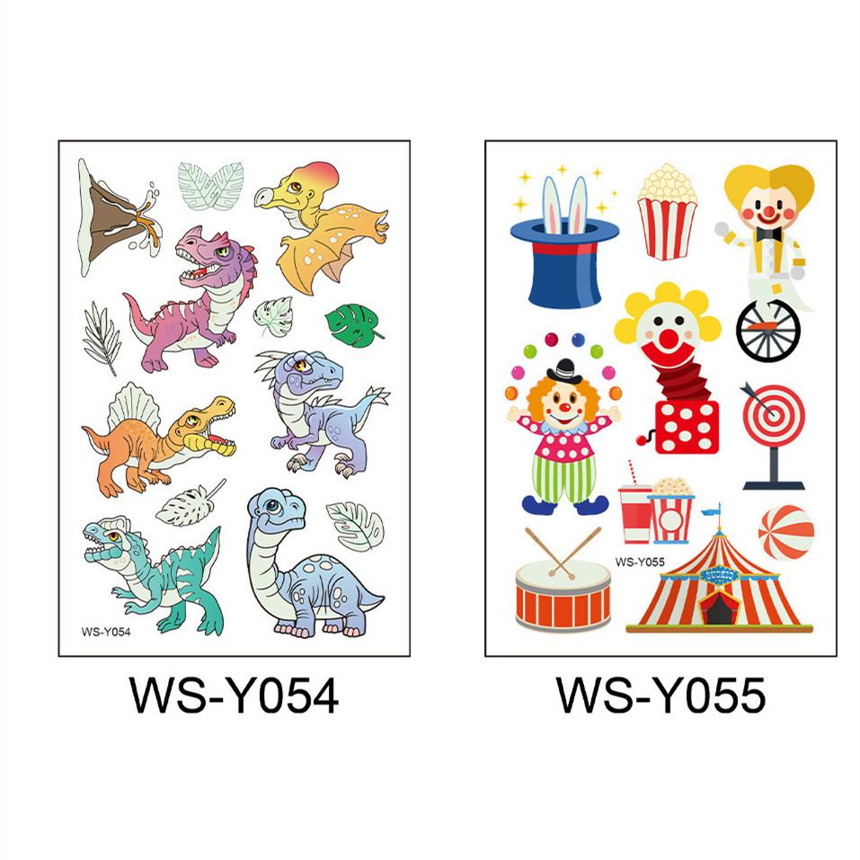 

2 шт., наклейки для татуировок, светящиеся детские временные поддельные татуировки, светящаяся паста на лице, руке, ноге для детей, наклейка с русалкой для боди-арта 110x75mm