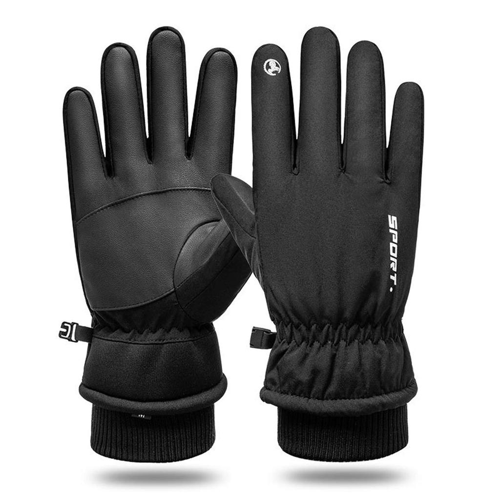 Ski Snowboard 3M Thinsulate Smartphone Motorcycle Cold Weather Windproof Winter Snow Play Work Fleece Waterproof and Black Gloves, Gloves, Gloves,