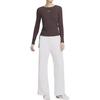 Nike Set In Sleeve T Shirt Women's Brown FB8718-237
