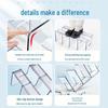 Clear Acrylic Desktop Bookends