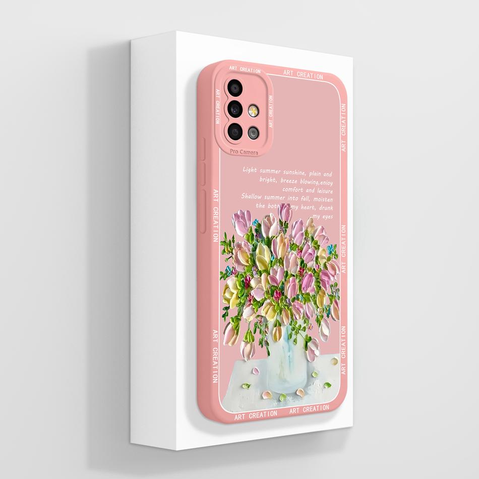 For Samsung A51 A71 A31 Case Fashion Soft Liquid Silicone Full Protection Fundas For Samsung Galaxy A 51 A 71 A 31 Back Cover