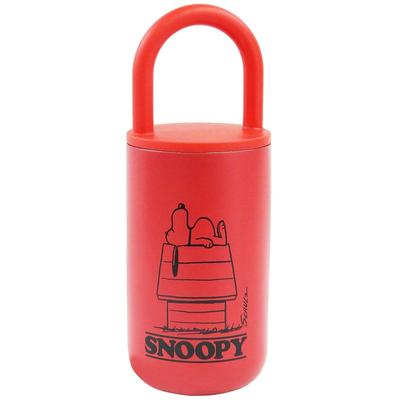Onishi Ken Seihan PEANUTS Stainless Steel Tumbler with H20 Handle, Red, Size Approx. 7.7 Mm, PM-3000