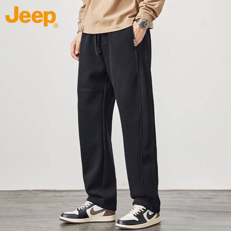 JEEP Men's Autumn/Winter Straight-Leg Casual Sport Sweatpants