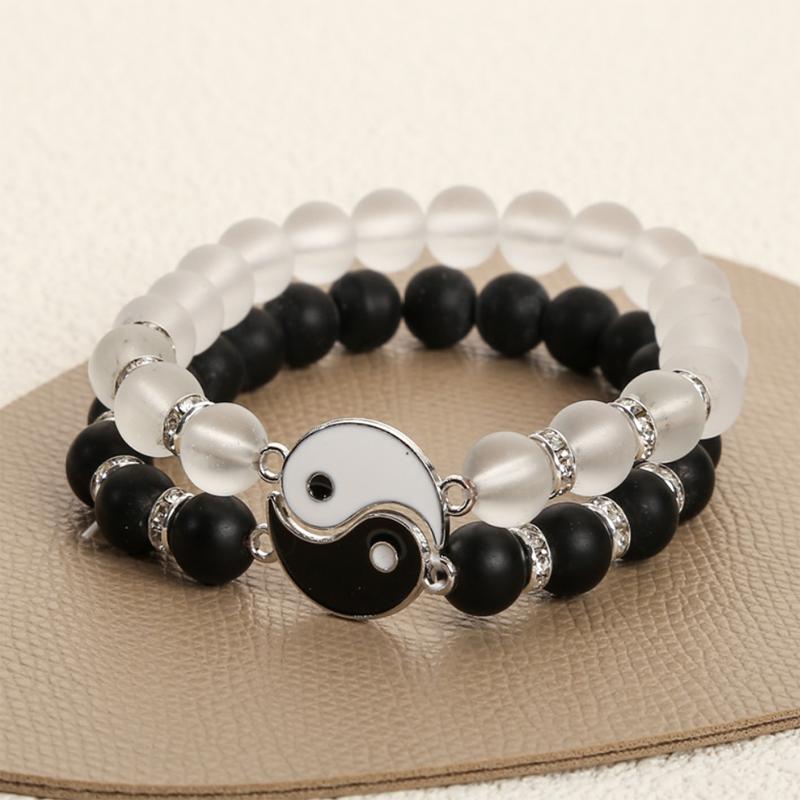 2 Pice Love Magnetic Friendship Bracelets Matching Bracelets for Couple Best Friends Bracelets Birthday Jewelry for Women Girls