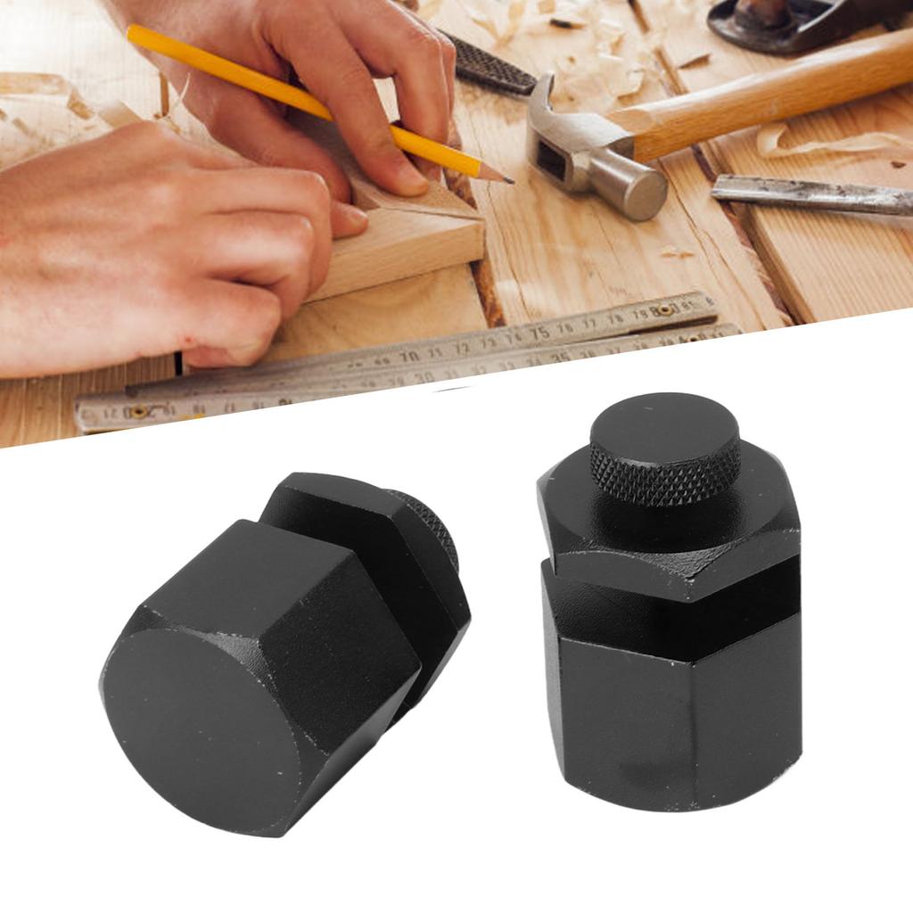 2PCS Stair Guages Knobs Aluminium Alloy Stair Stringer Layout Tool for Framing Carpentry Rafter