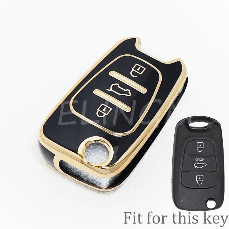 New Tpu Car Key Case Cover Shell For Hyundai I20 I30 Ix20 Ix35 Elantra Accent For Kia Sportage Rio 3 Soul Optima Ceed Pro K5 K2