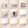 Desktop Drawer-Style Storage Box Dopamine Ins Style Student Desk Stationery Organization Large-Capacity Stackable Storage Rack