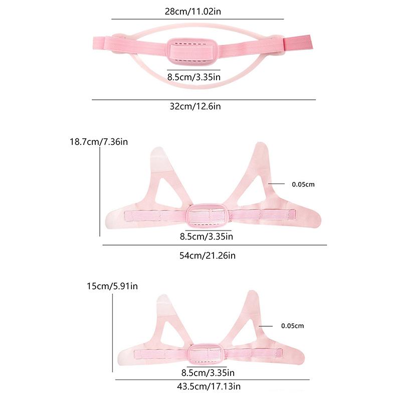 Curea Ajustabilă Anti-Sforăit pentru Bărbie pentru Adulți Copii Corecție Respirație pe Gură Bandă Elastică Îmbunătățește Instrument de Îngrijire Somn