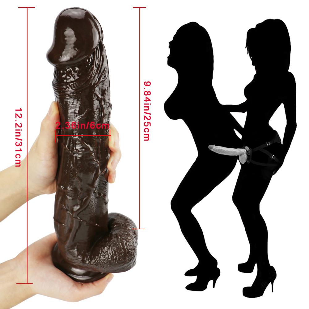 Soft Sexy Huge Dildo Realistic with Suction Cup Strap-on Big Dick Female Masturbator Adult Sex Product Toys for Adult Woman Couples Lesbian