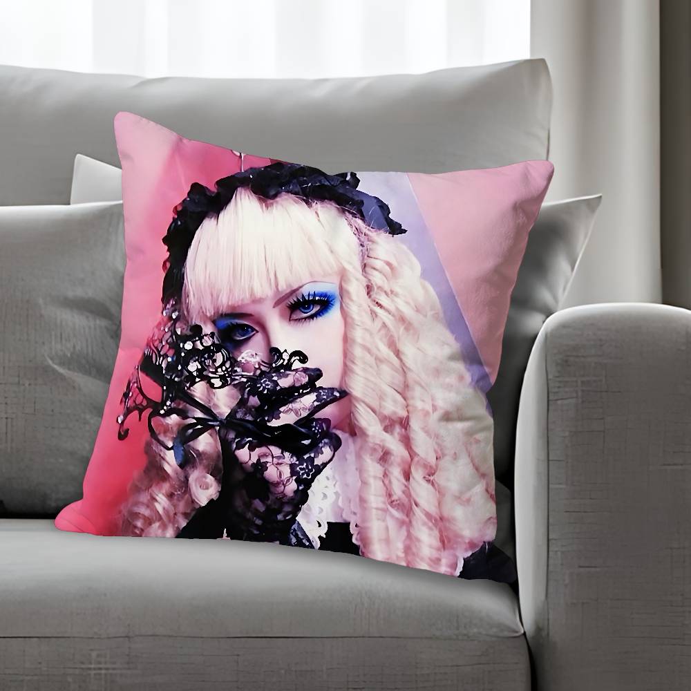 MMana MMalice Gothic Pillow Cases for Bedroom Living Room Sofa Home Decor Polyester Cushion Cover with Zipper