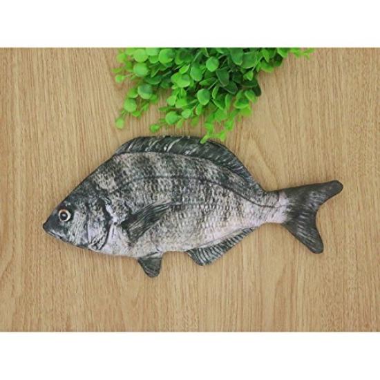 Olerud Fishing Tackle Accessory Pencil Black Porgy Fish-Shaped Pouch, Case, Case, (ga100001a02n0)