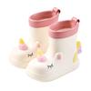 Happy Mary children's rain shoes women's baby boy rain boots student water shoes eva children's rubber shoes