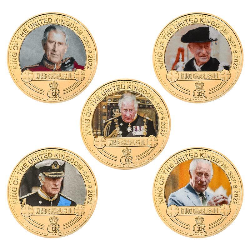 Stunning British King Charles Commemorative Coin Collection In Gift Box