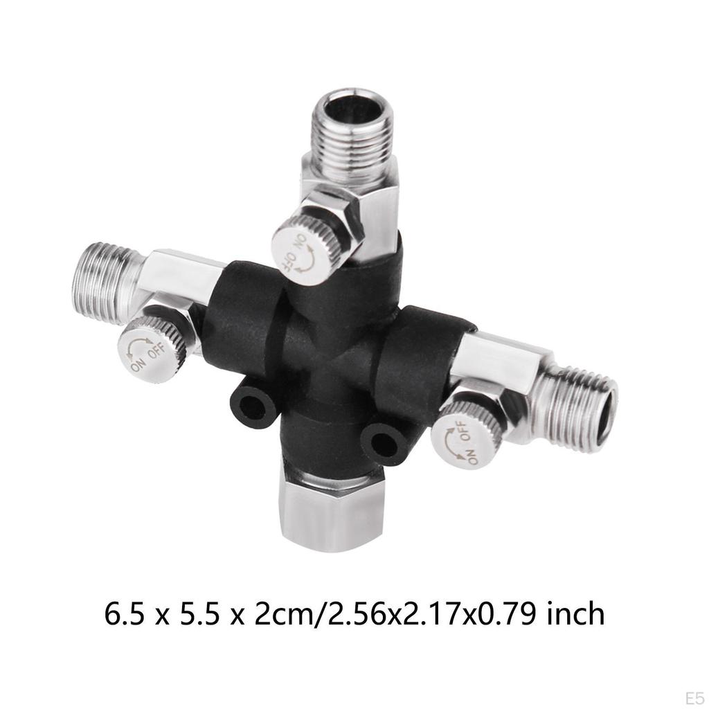 Adapter Accessories,Air Brush Sturdy Hose Fitting Adjustment Disconnect Connector Air