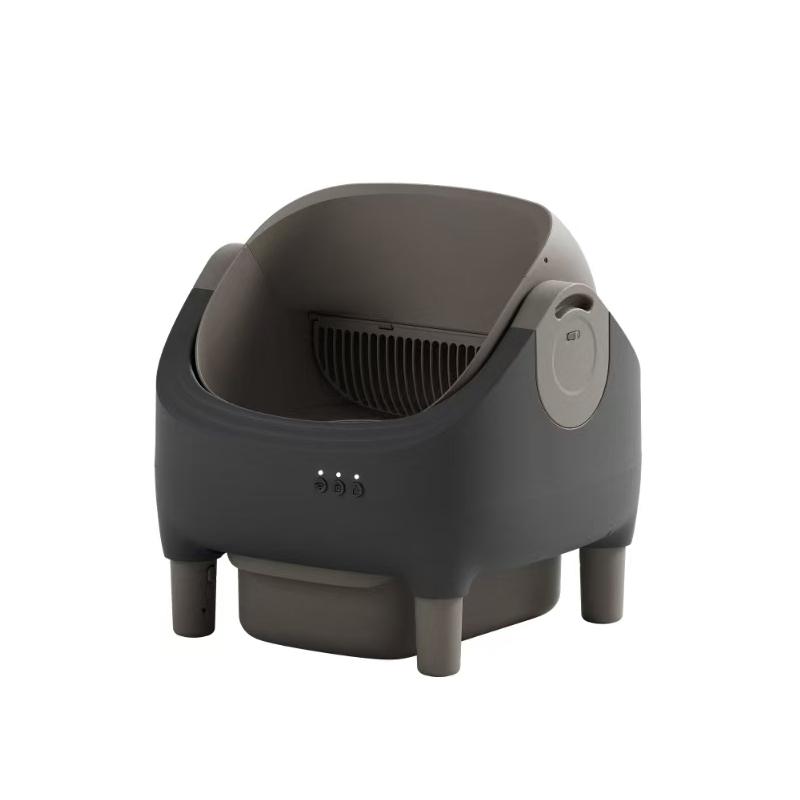 Self Cleaning Litter Box Automatic Cat Litter Box with Open-Top Design APP Control Dual Safety Sensors Suitable for Multi-cats