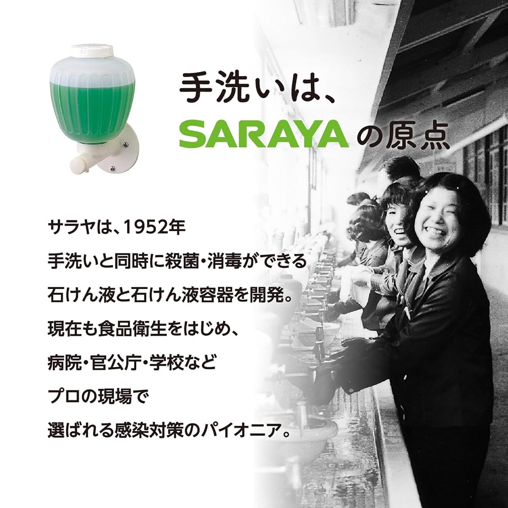 Saraya Automatic Soap Dispenser, White, Compact Size, 300ml, Touchless, Automatic Foaming,