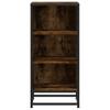 Sideboard Smoked Oak 35.5 x 35 x 76 cm Wood Based Panel and Metal