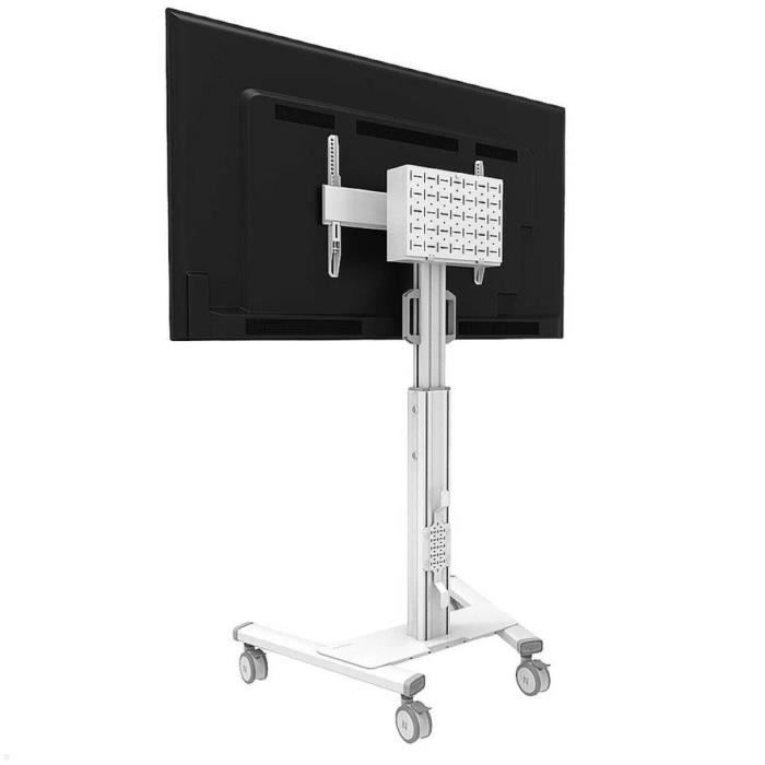 Support de sol - NEOMOUNTS - FL50S-825WH1 - Blanc - Écran 37'-75' - Hauteur réglable 114.5-153.5 cm