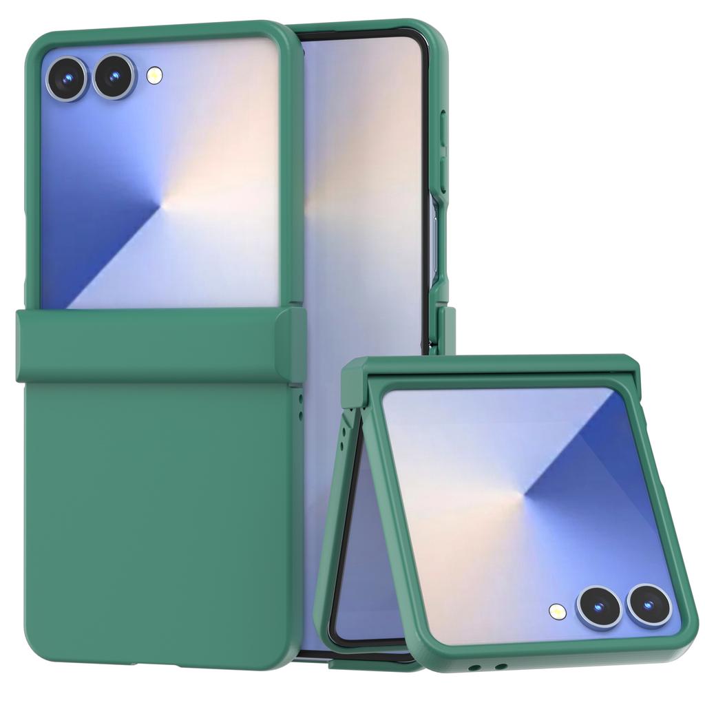 ABEEL For Samsung Galaxy Z Flip7 5G Case Skin Feel PC Phone Cover with Hinge Protection