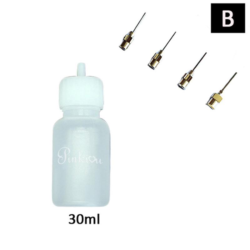 30ml Henna Nozzle Body Paint Bottle Tattoo Painting Henna Kit Plastic Bottle with 4 Nozzles