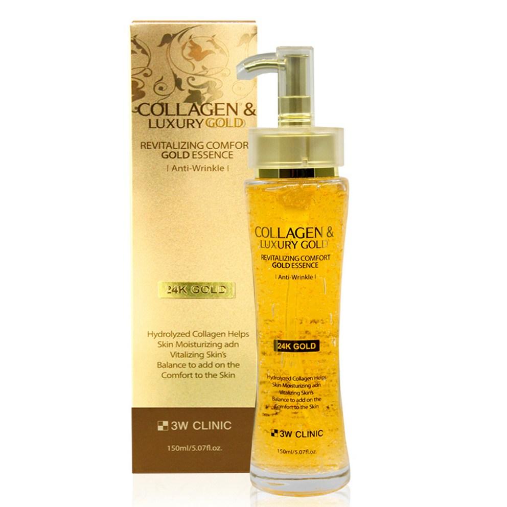 3W Clinic Collagen & Luxury Gold Revitalizing Comfort Gold Essence, 150ml