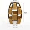 Weaving Design Woven Lampshade Hanging Light Fixture Vintage Lampshade Vintage Style Cane Inspired Light Fixture Home Decoration