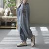 Summer Autumn Casual Denim Pant Women Jeans Trousers Harem Pants Fashion Female Viantage Embroidery Loose Straight Pants