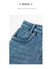 Zhi Zhi Winter Cropped Wide-Leg Fleece Jeans for Petite Women - Thick Plus Velvet Stretch Denim