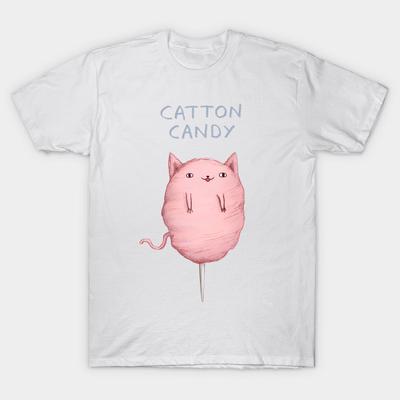 T Shirt Women Catton Candy Harajuku Print Kawaii Tshirt Summer Short Sleeve Female T-Shirt Top Tee