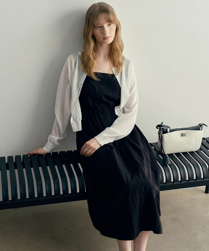 Mind Bridge Woman [On][W] String Black Sleeveless Dress