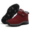 Herrenstiefel Winterstiefel Damenstiefel Plüschleder wasserdichte Turnschuhe Outdoor warme Stiefel Unisex Kletterschuhe Schnürstiefel Wanderstiefel Mann