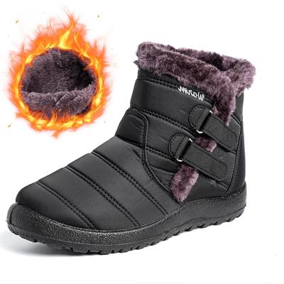 Grote Maat 44 Dames Laarzen Waterdichte Enkellaarsjes voor Winter Schoenen Outdoor Warme Sneeuwlaarzen Vrouwelijk Rits Korte Botines Botas Mujer