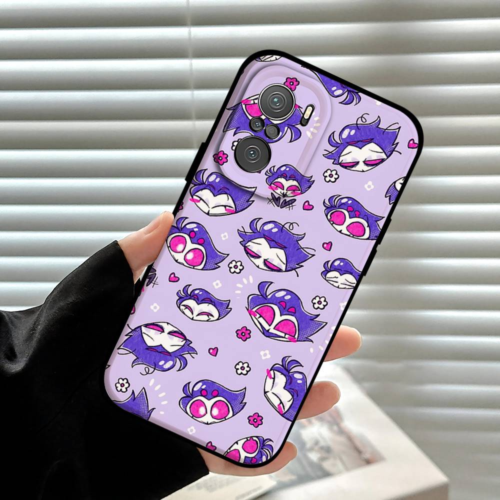 Anime H-hazbin Hotel Phone Case For Xiaomi Redmi 13 12 13 12C 14C Redmi Note 14 13 12 Pro Plus 12S 11S 11 10S Soft Cover