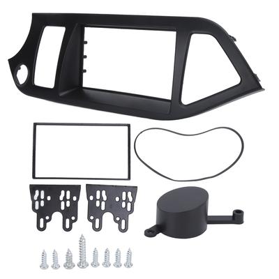 2Din Radio Stereo Fascia Frame Dashboard CD Paneel Trim Decor Vervanging voor Kia Picanto Morning 2011