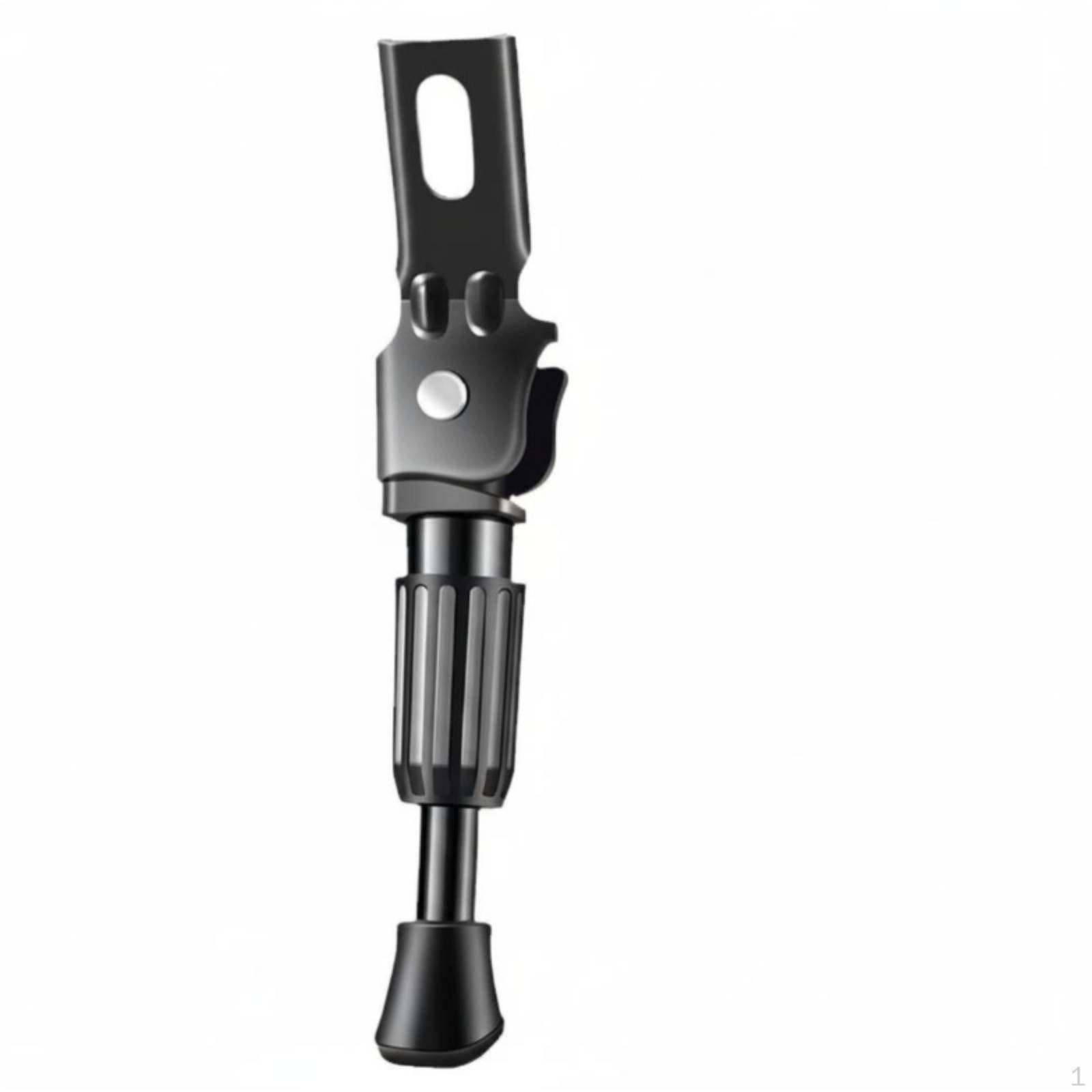 Adjustable Bike Kickstand Sturdy Support Cycle NonSlip Foot Black 12 Inch