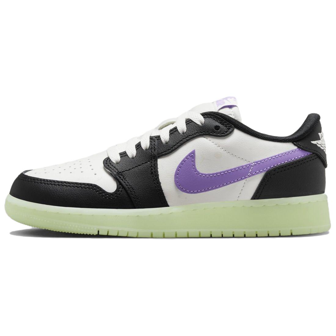 Jordan 1 Retro Low OG Black Raspberry GS HF0410-001 36
