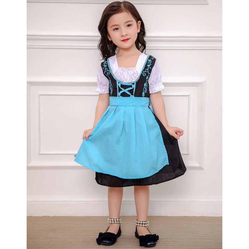 

Детский сценический костюм горничной на Хэллоуин, косплей, аниме, игровая форма XL