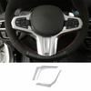 For BMW X3 G01 X4 G02 2018-  ABS Silver Steering Wheel Strip Cover Trim