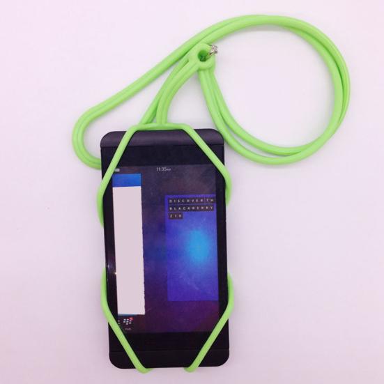 Silicone Strap High Elasticity Wear-resistant Strong Load Bearing Free Your Hands Cover Protective\ Silicone Phone Lanyard Neck Strap Phone Accessory
