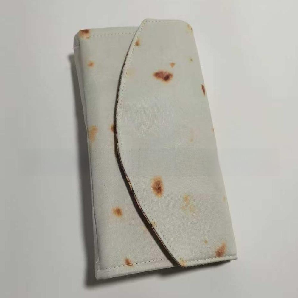 Multiple Compartments Burrito Wallet Magnetic Wrap Leather Card Holder Gift Giving