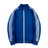 Unisex Modna bluza z kapturem dla amerykańskiej pary z trzema paskami - Casualowa kurtka baseballowa na wiosnę/jesień