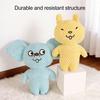 Pet Toy Bite-Resistant Sound Design Interactive Puppy Chew Toy Cartoon Design Teeth Oral Health Safe Chew Toy